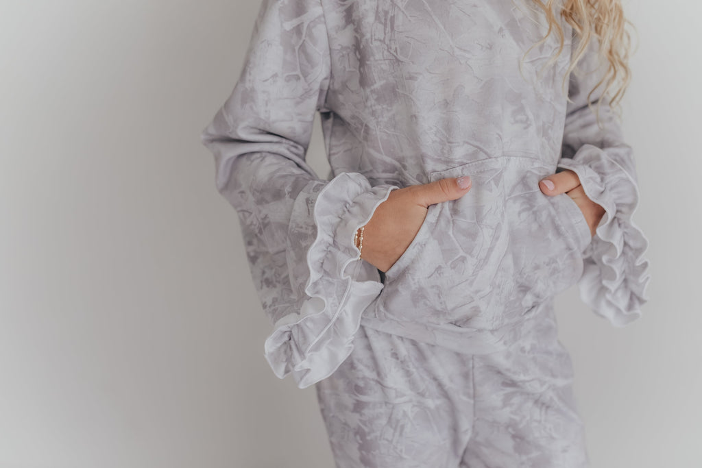 CAMO Ruffle Lounge Set