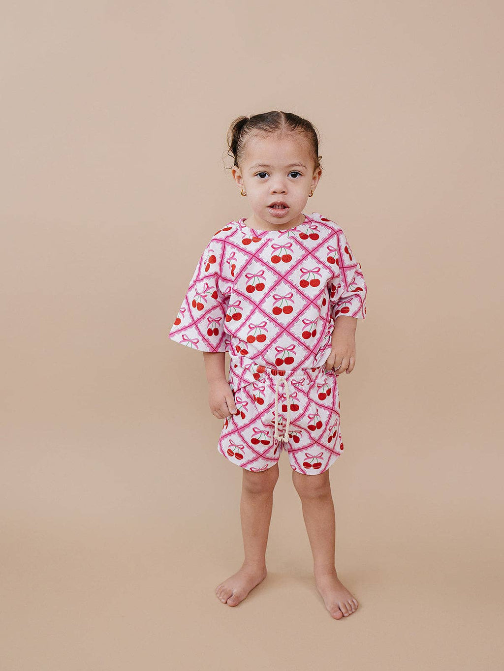 Cherry Picnic Short Set