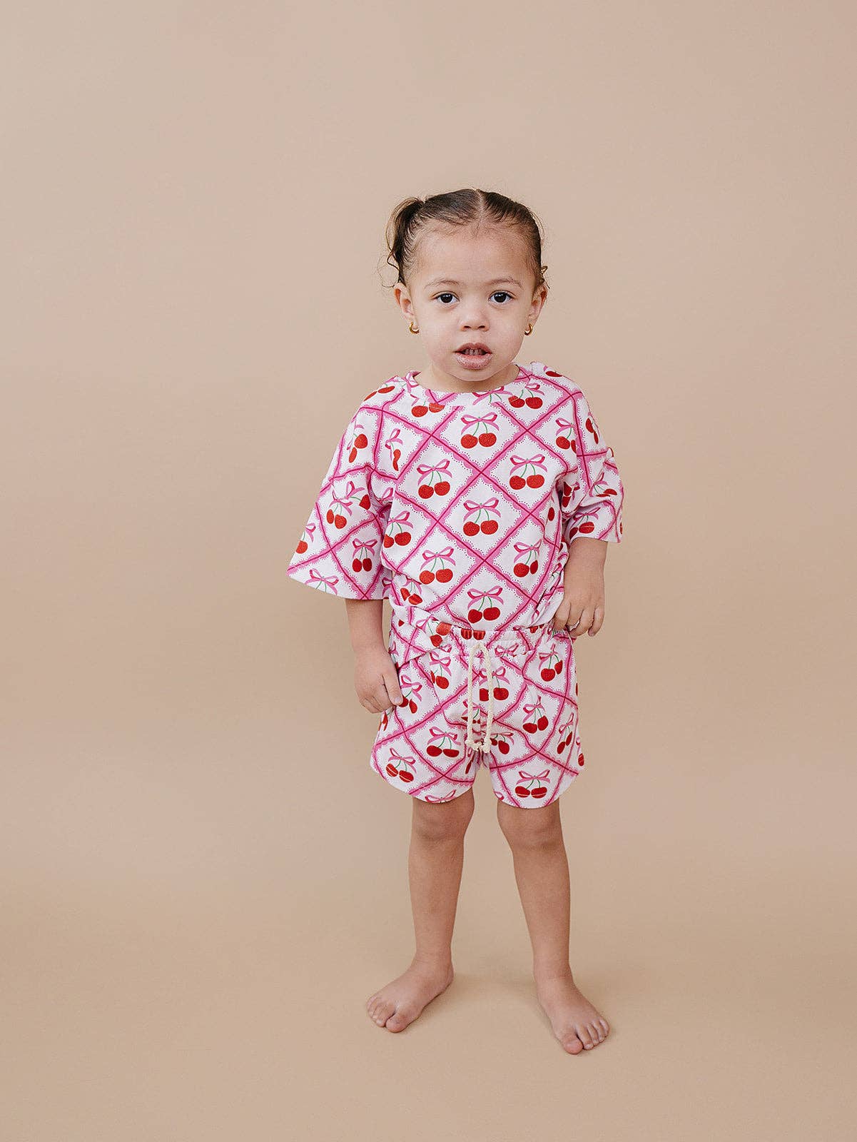 Cherry Picnic Short Set