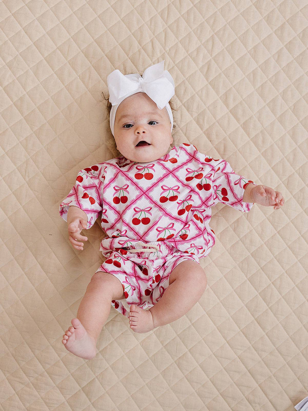 Cherry Picnic Short Set