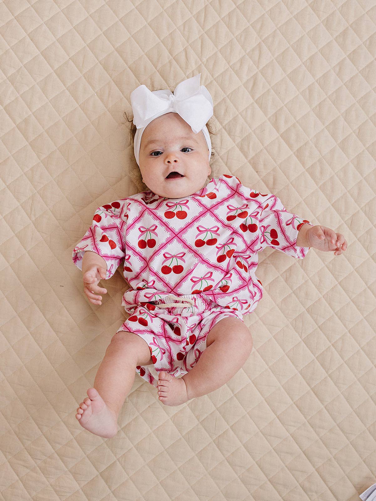 Cherry Picnic Short Set