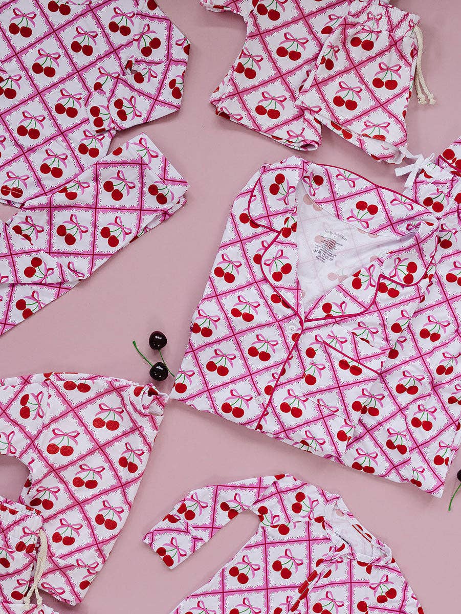 Cherry Picnic Short Set