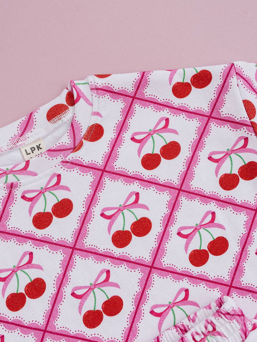 Cherry Picnic Short Set