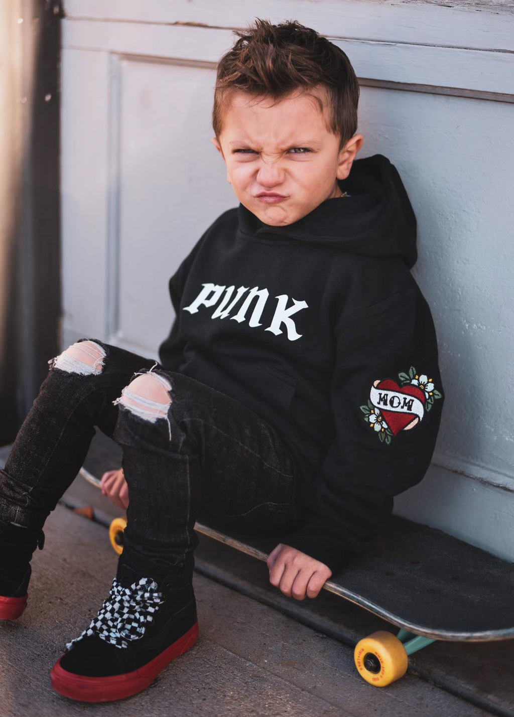 PUNK Hoodie-Black