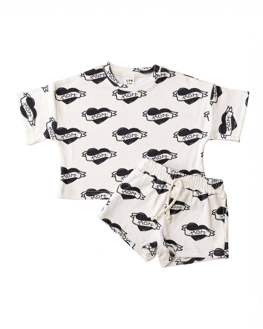 Mom Tattoo Short Set