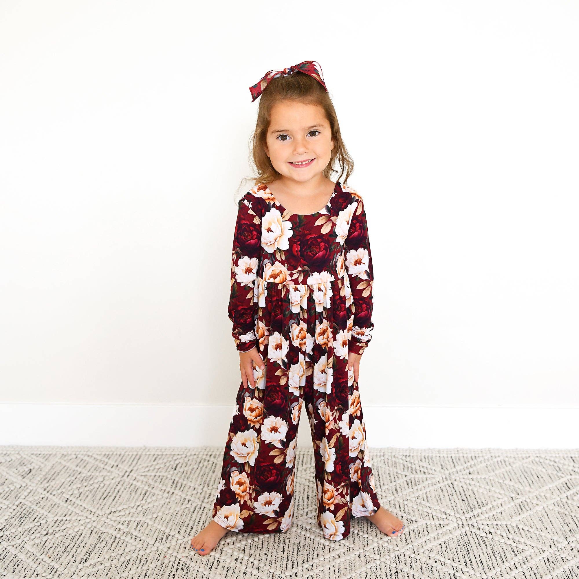Scarlet Bloom Bamboo Jumpsuit