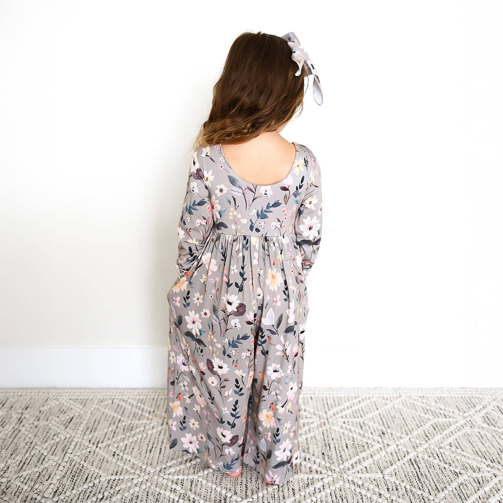 Grey Gardenia Bamboo Romper