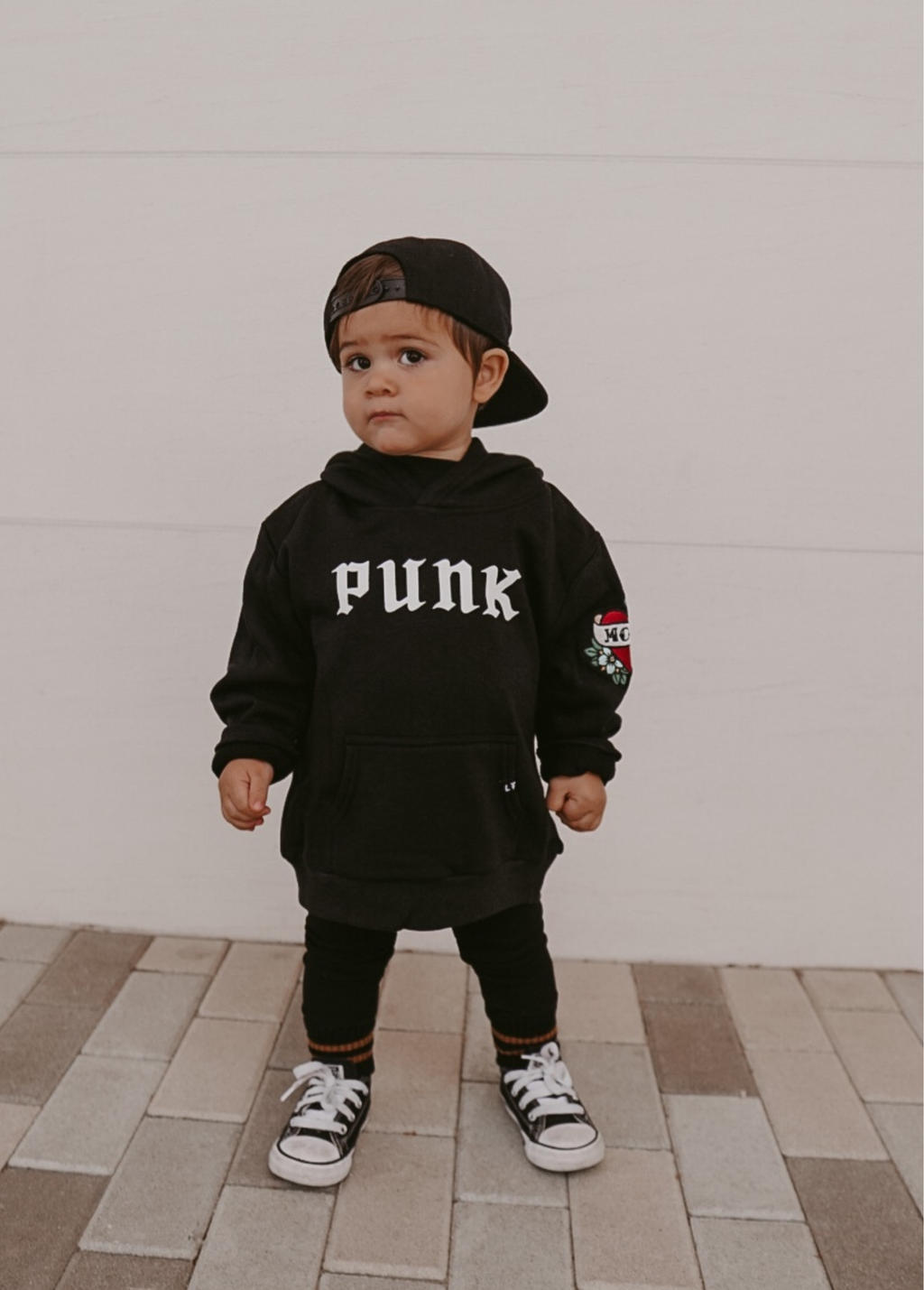 PUNK Hoodie-Black
