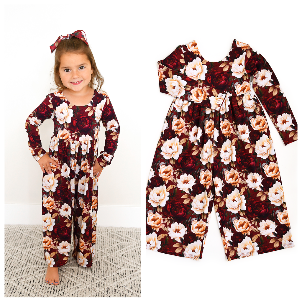 Scarlet Bloom Bamboo Jumpsuit