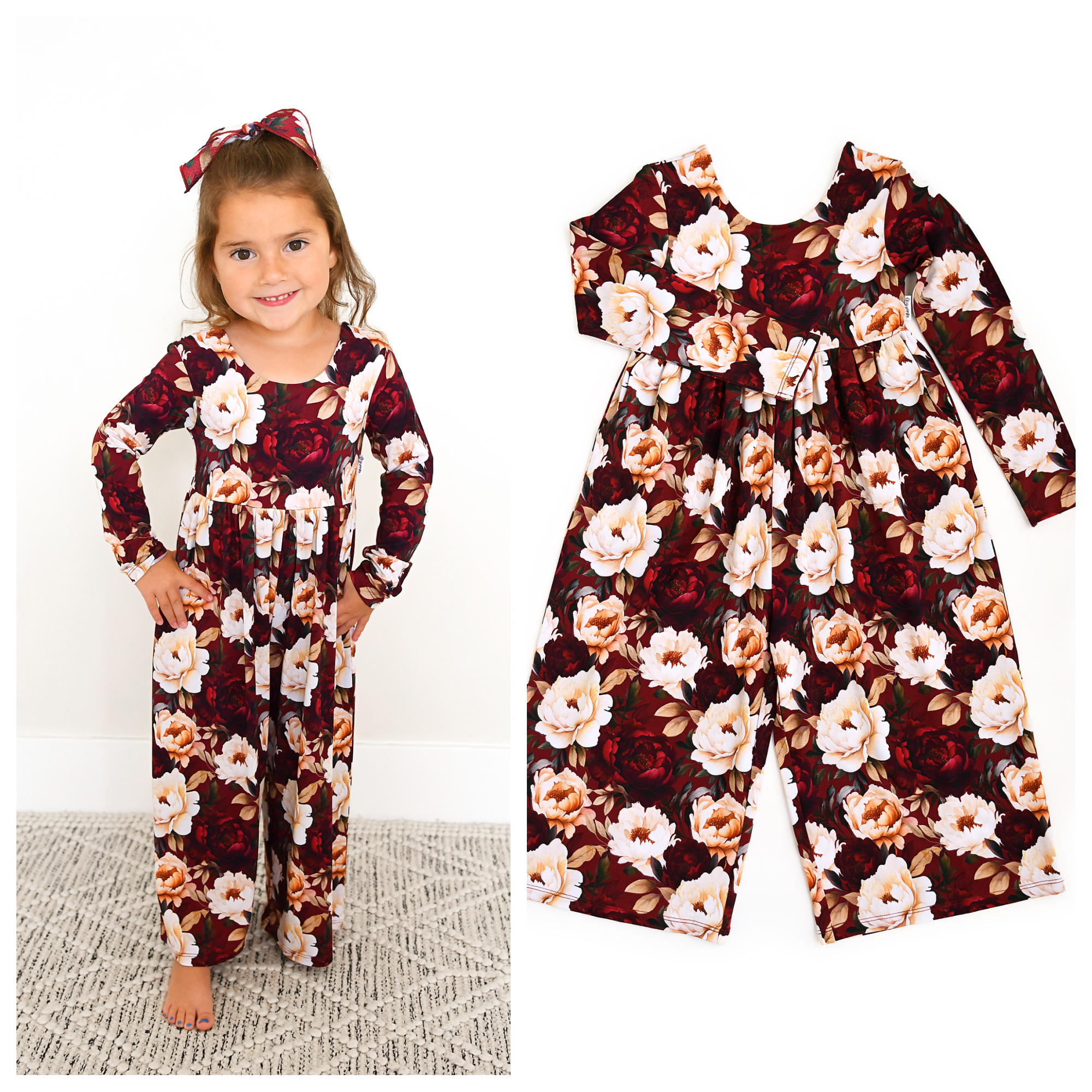 Scarlet Bloom Bamboo Jumpsuit