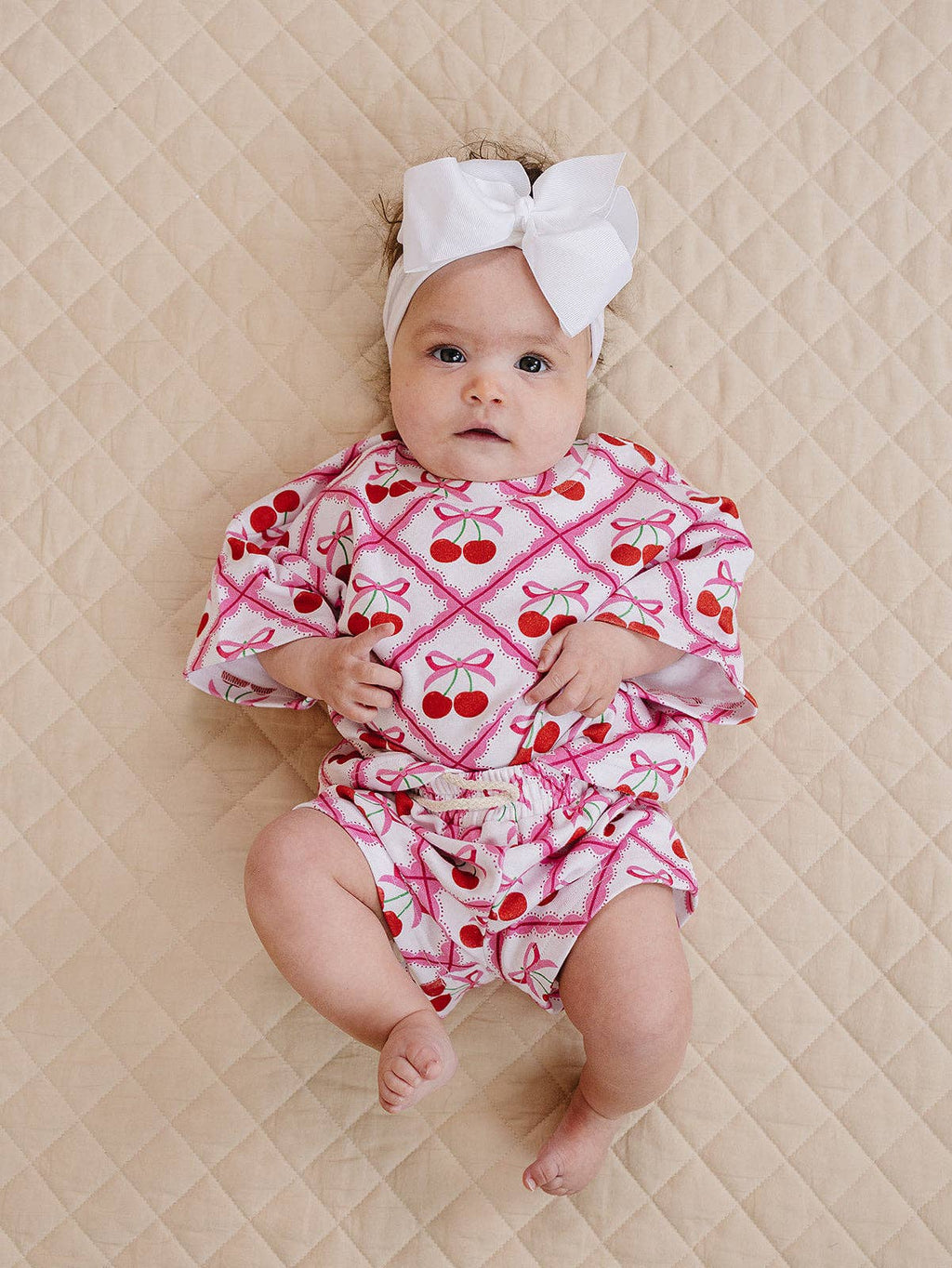 Cherry Picnic Short Set