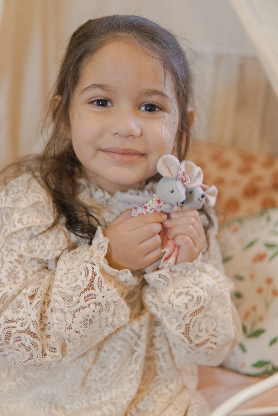 Levlovs Mouse Lulu in a Box with the Bedding Summer Gift Set