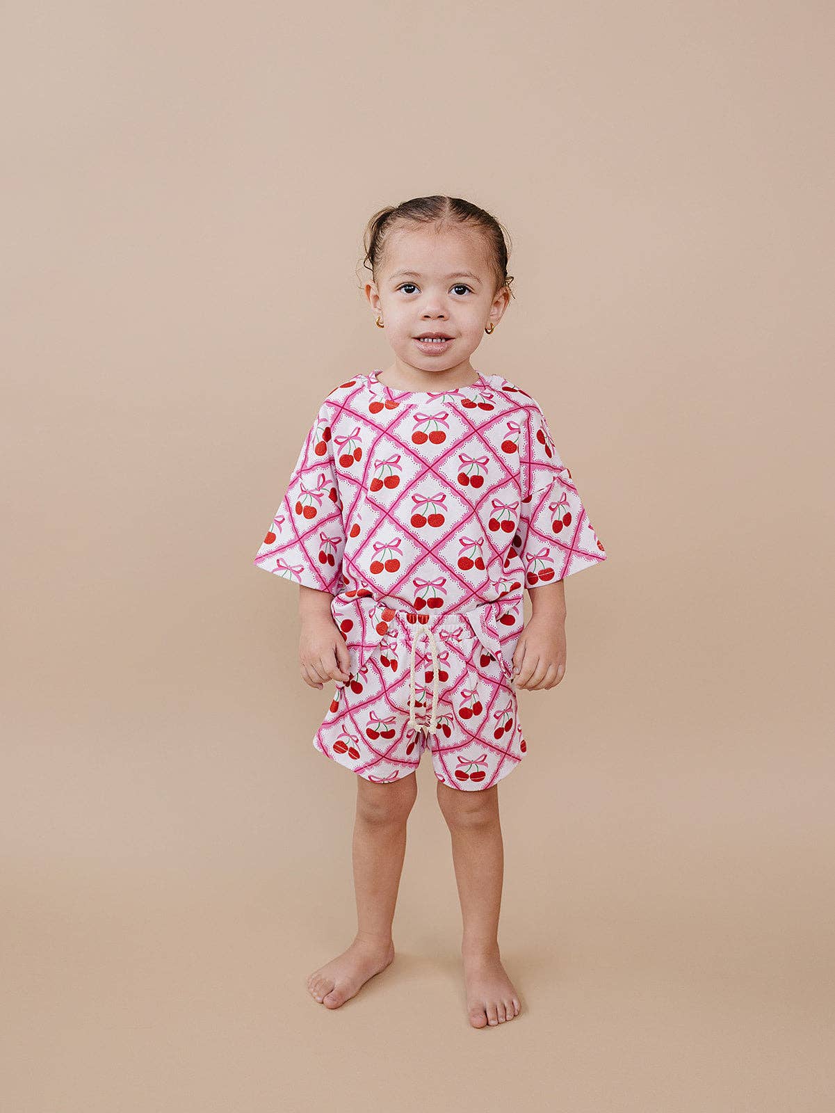 Cherry Picnic Short Set