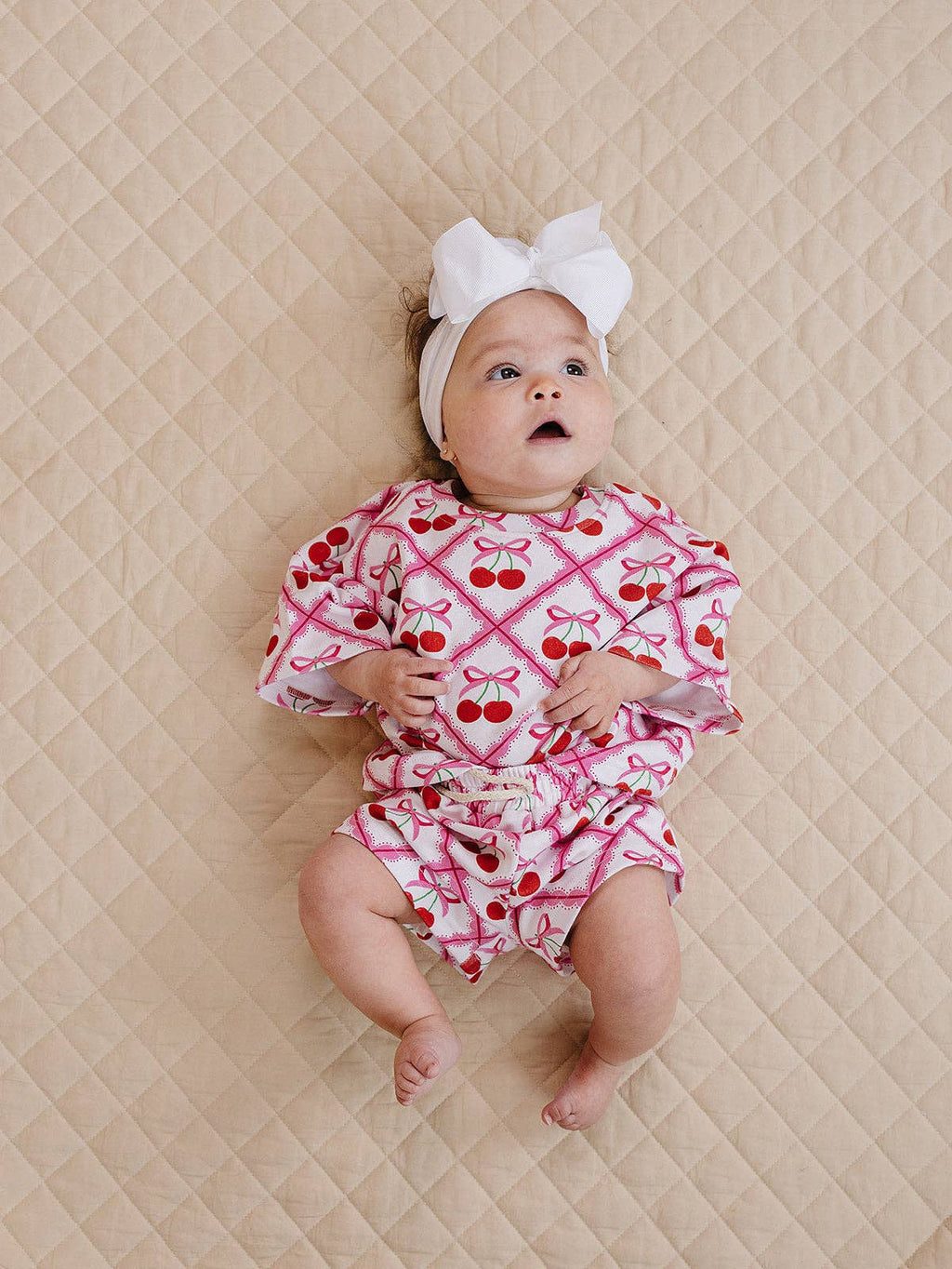 Cherry Picnic Short Set