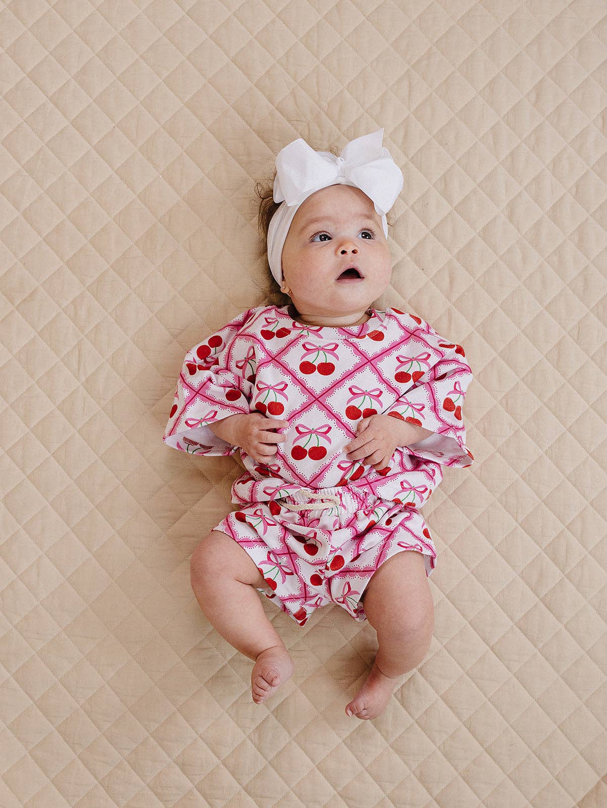Cherry Picnic Short Set