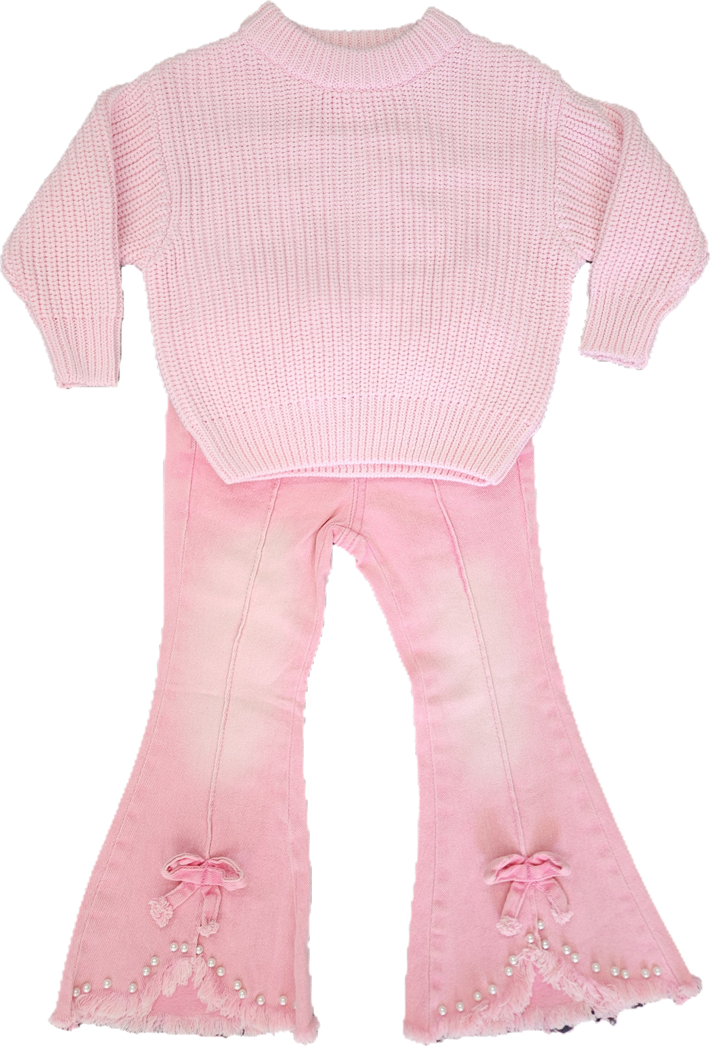 Chunky Knit Sweater - Pink