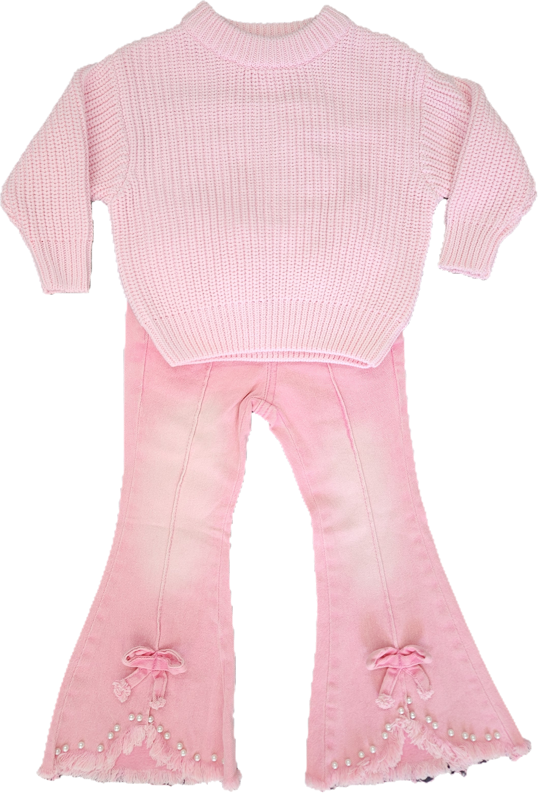 Chunky Knit Sweater - Pink