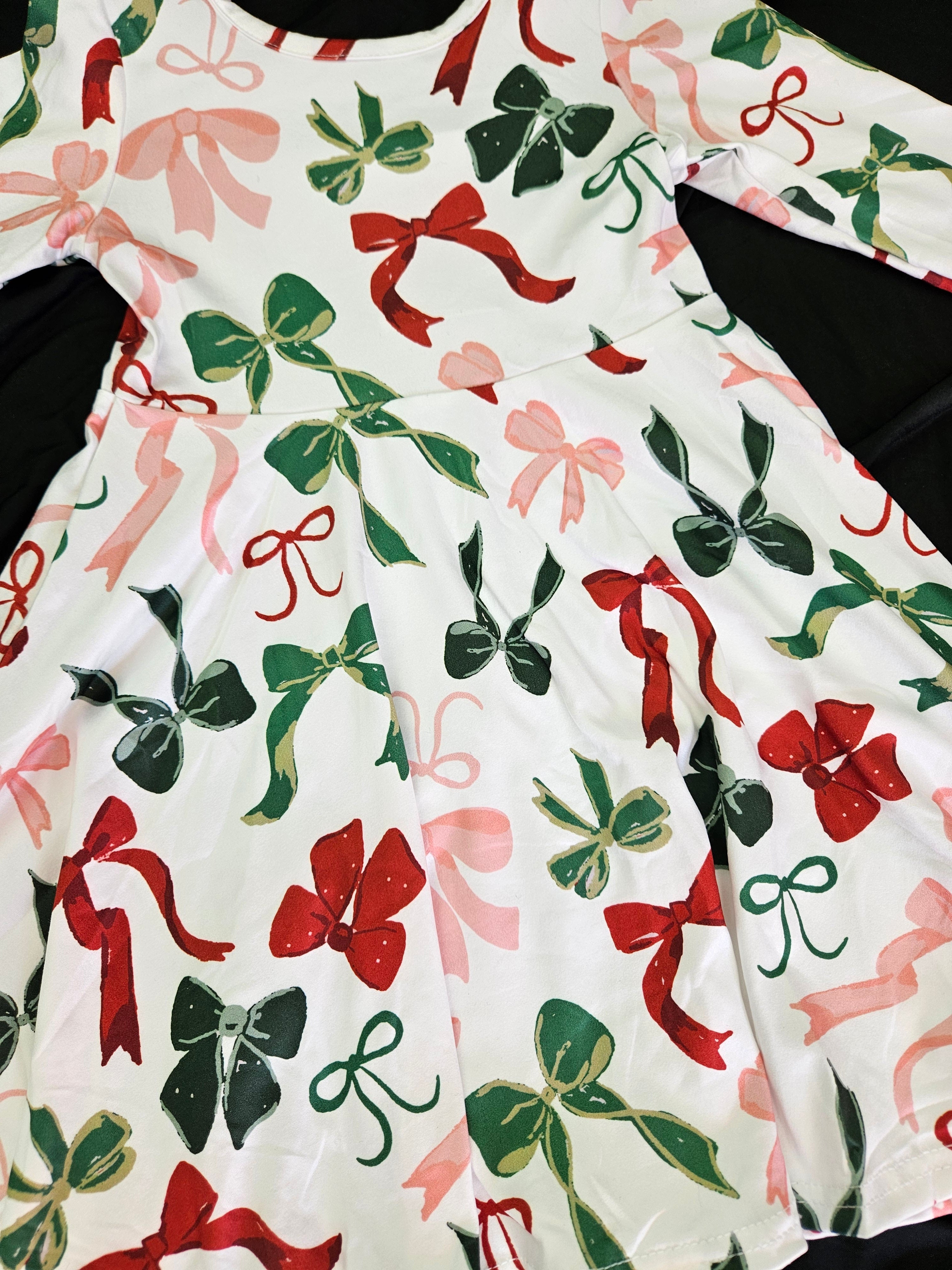 Holiday Charm Bow Dress