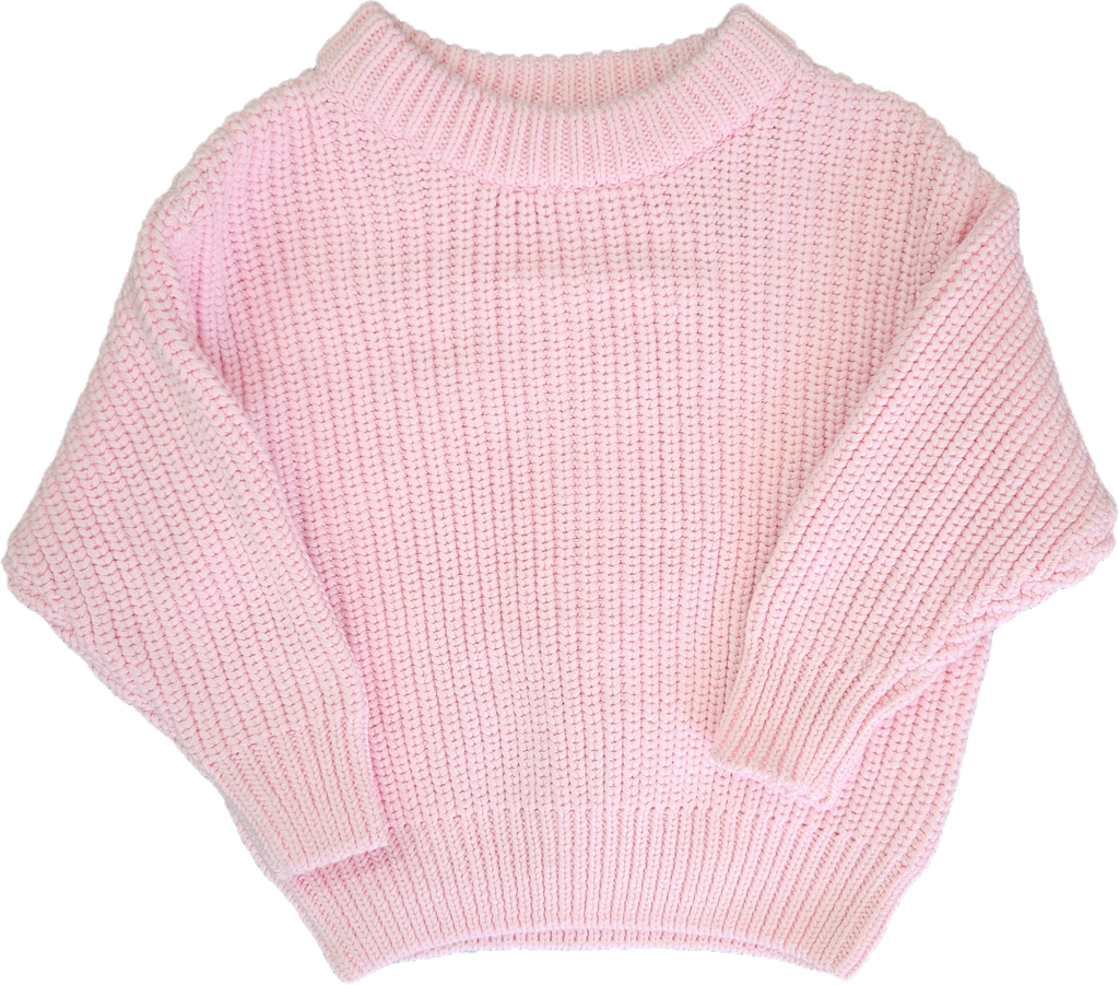 Chunky Knit Sweater - Pink
