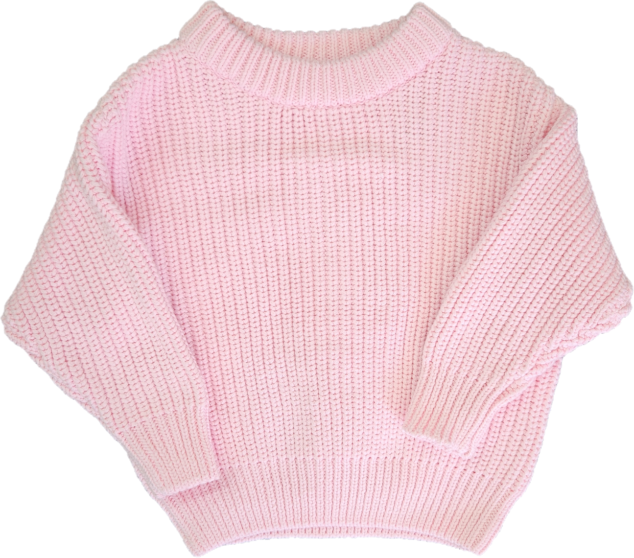 Chunky Knit Sweater - Pink