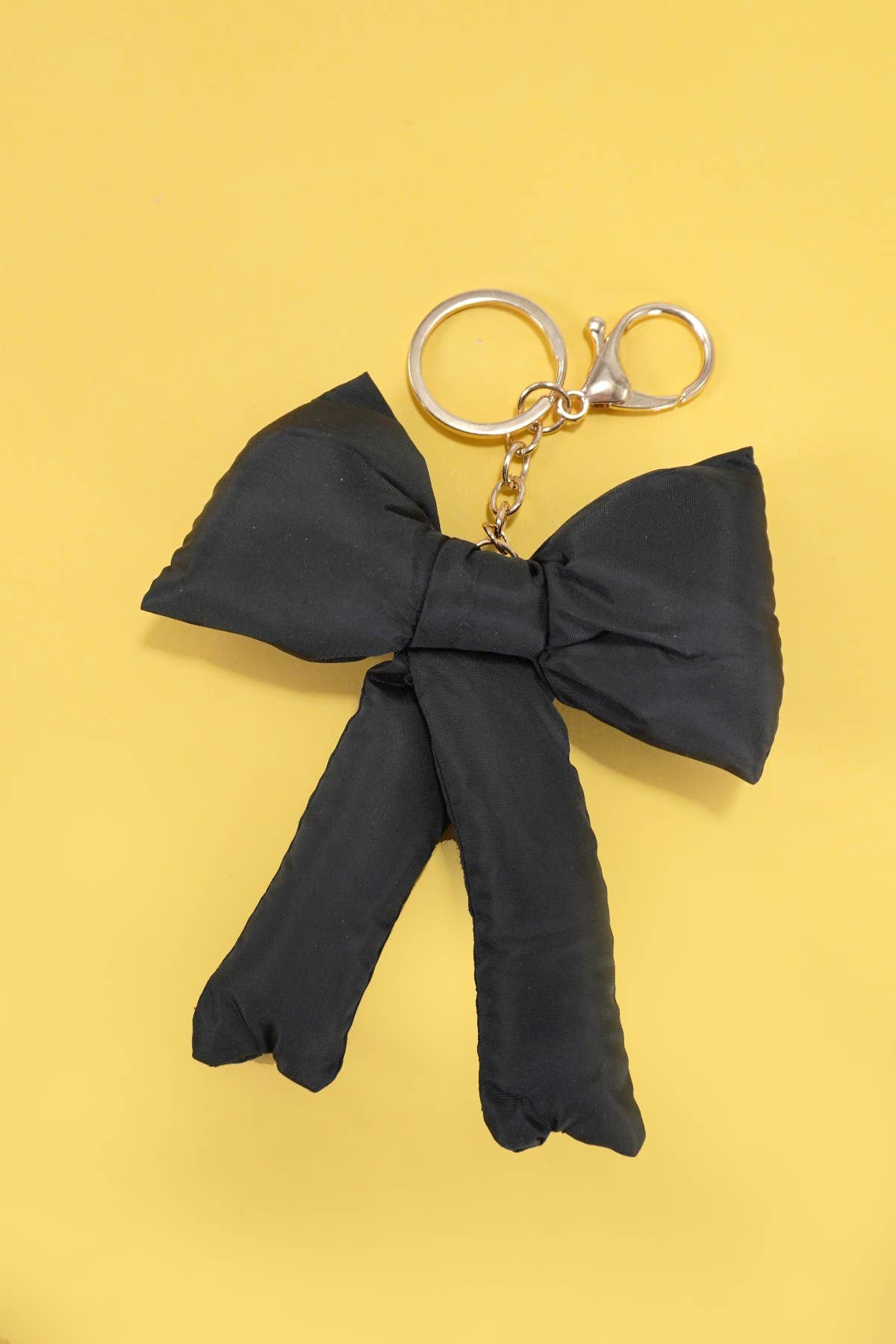 Chic Puffer Bow Key Chain