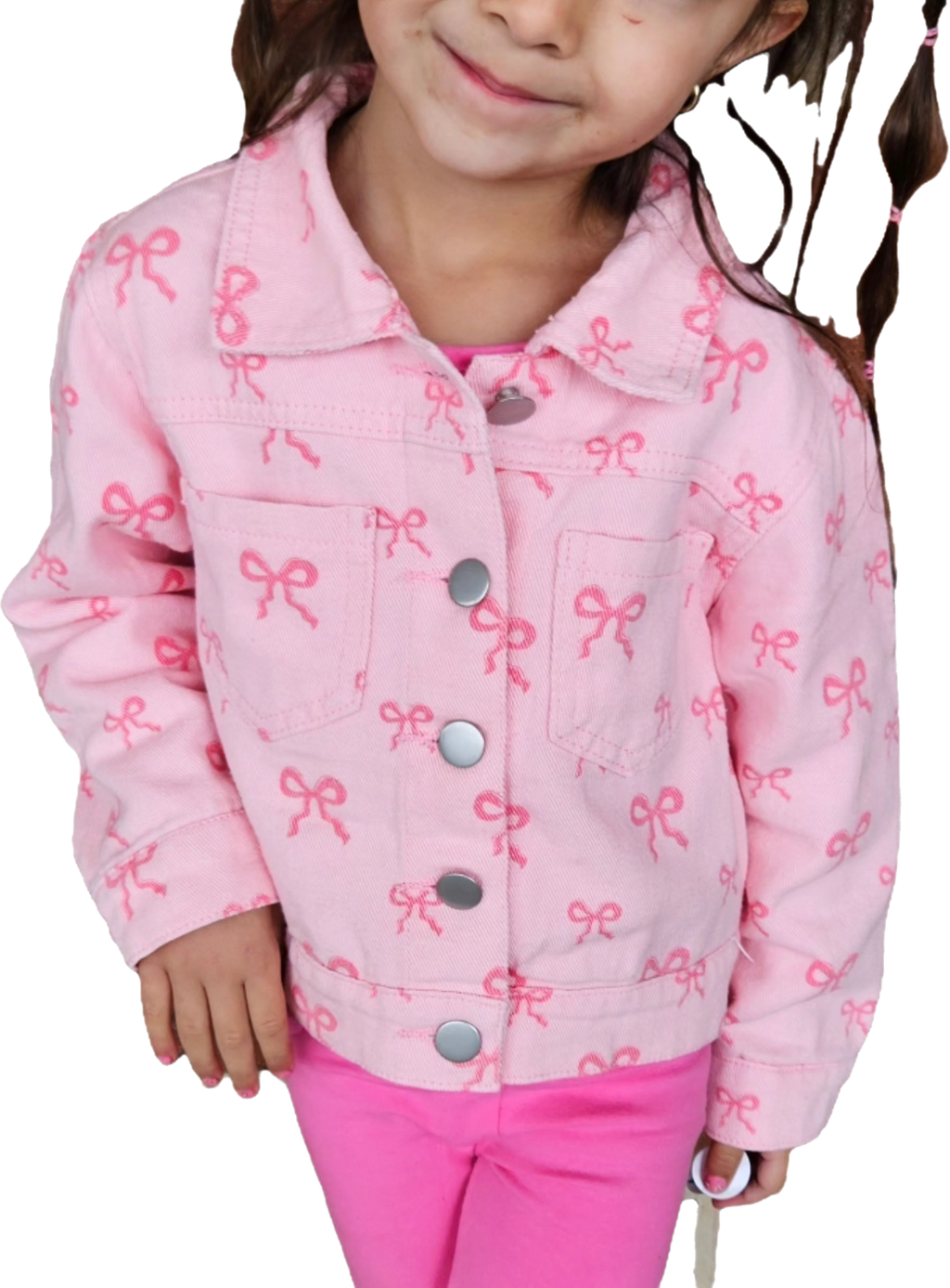 Sweetheart Denim Bow Jacket