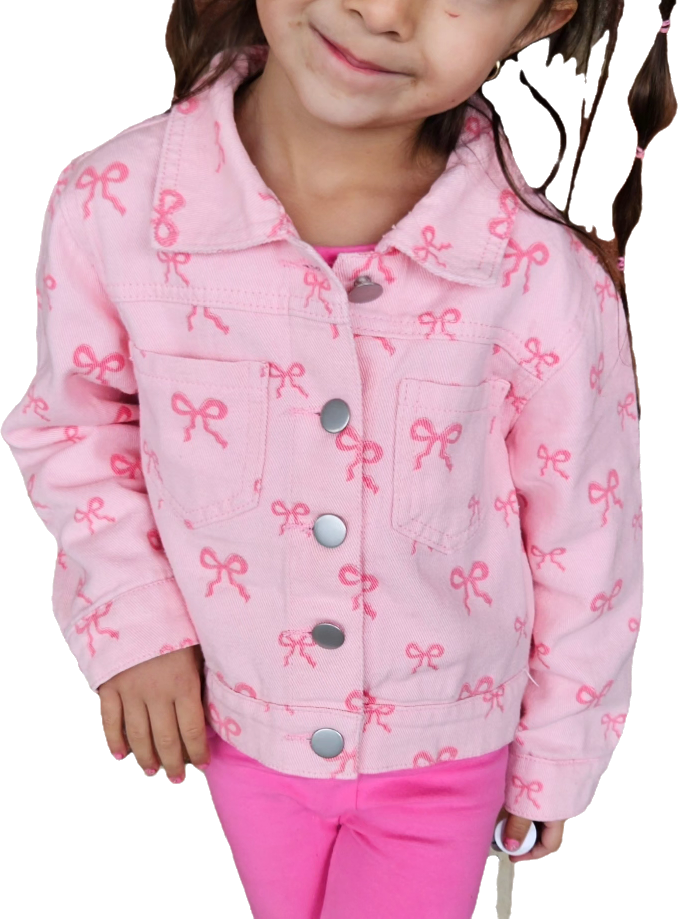 Sweetheart Denim Bow Jacket