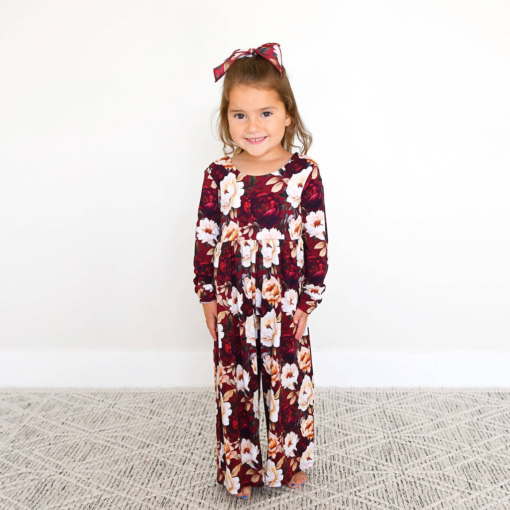 Scarlet Bloom Bamboo Jumpsuit
