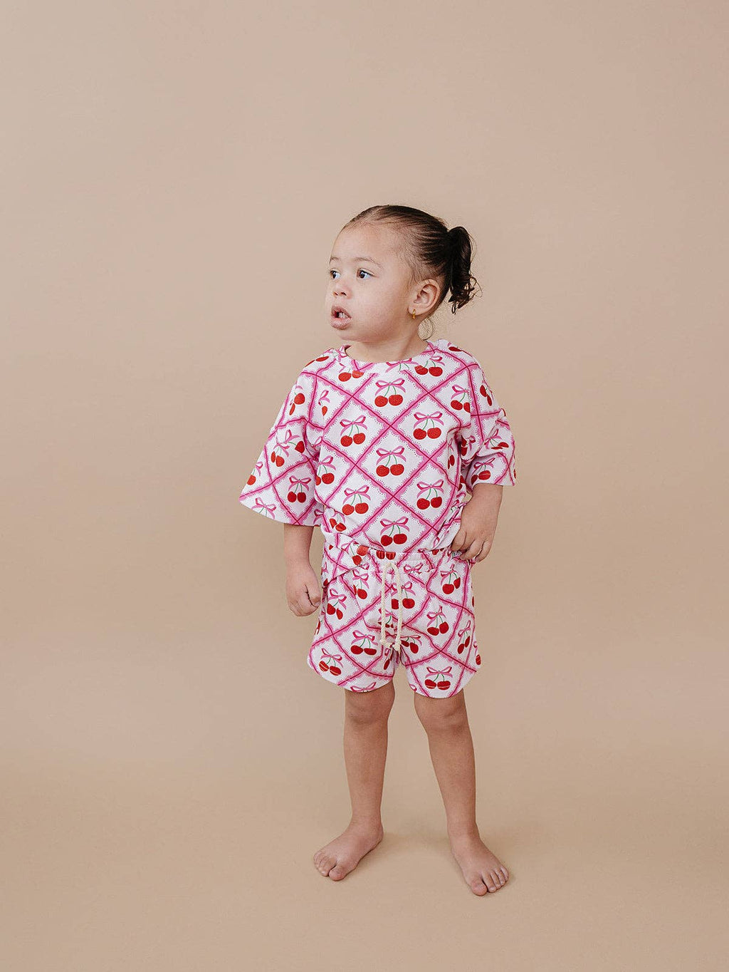Cherry Picnic Short Set