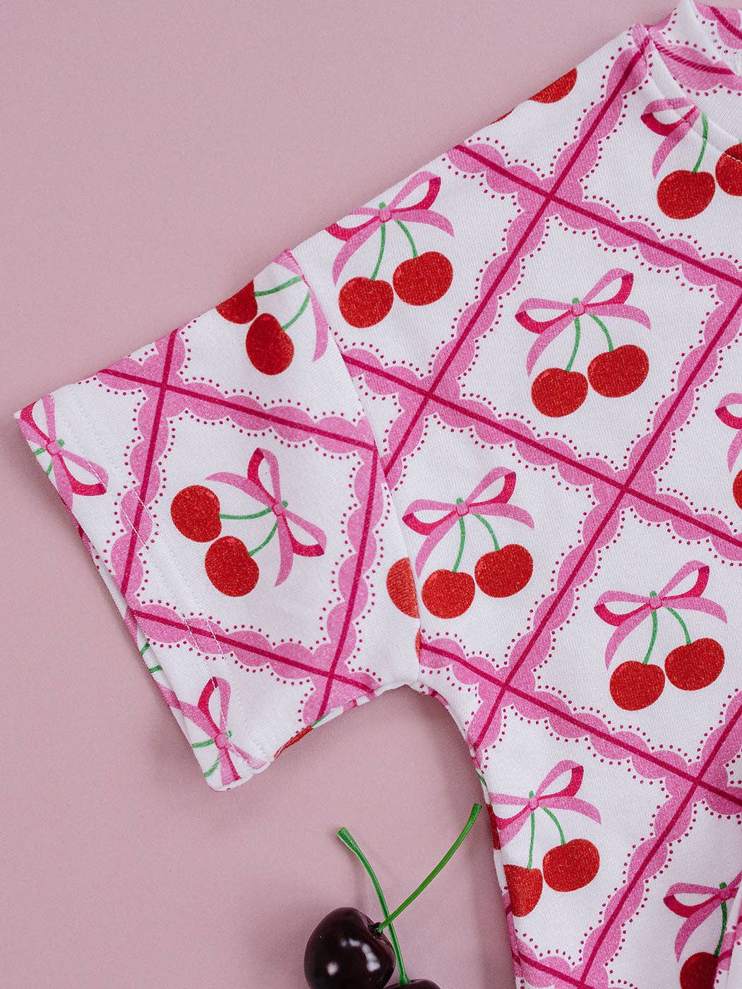 Cherry Picnic Short Set