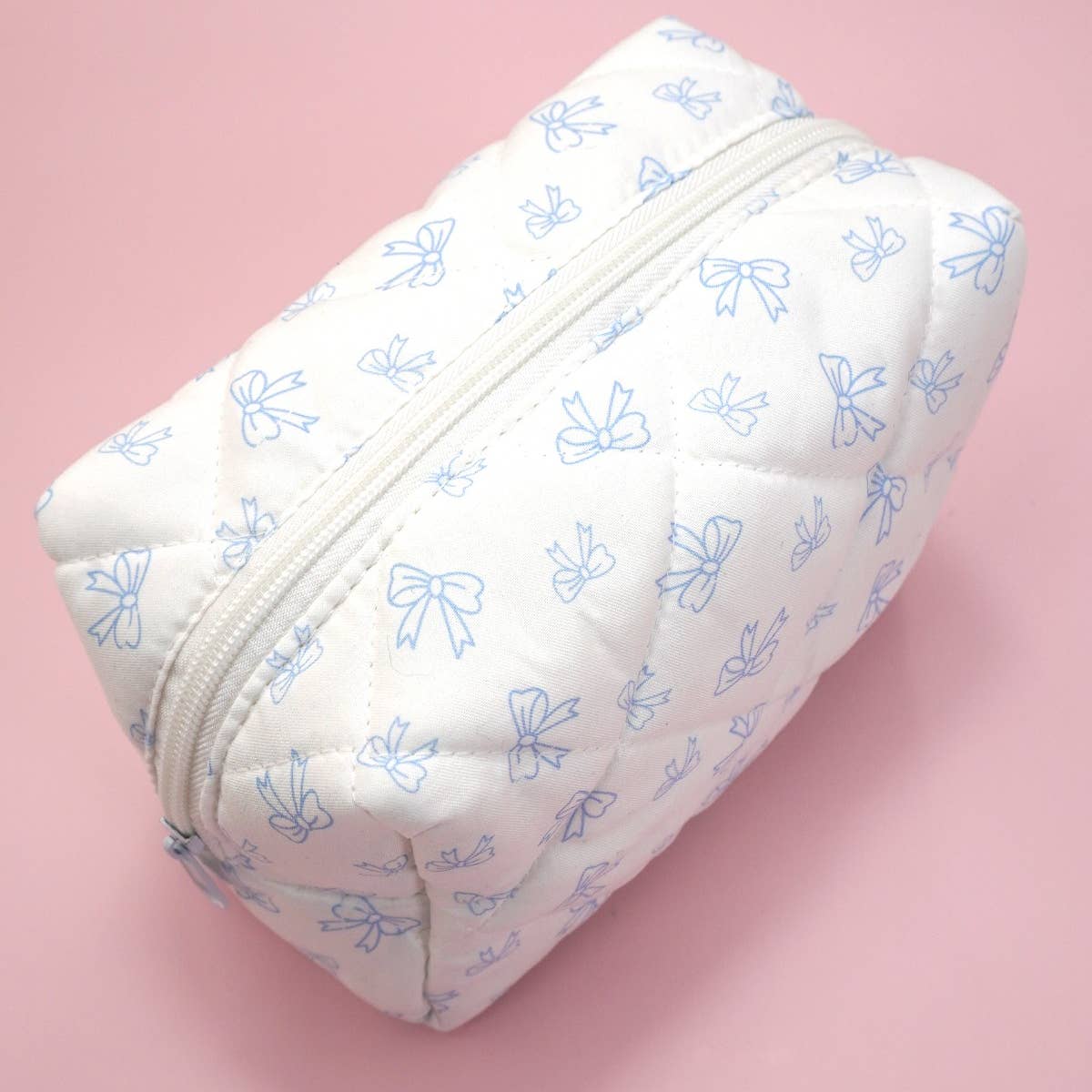 Cotton Bow Cosmetic Pouch