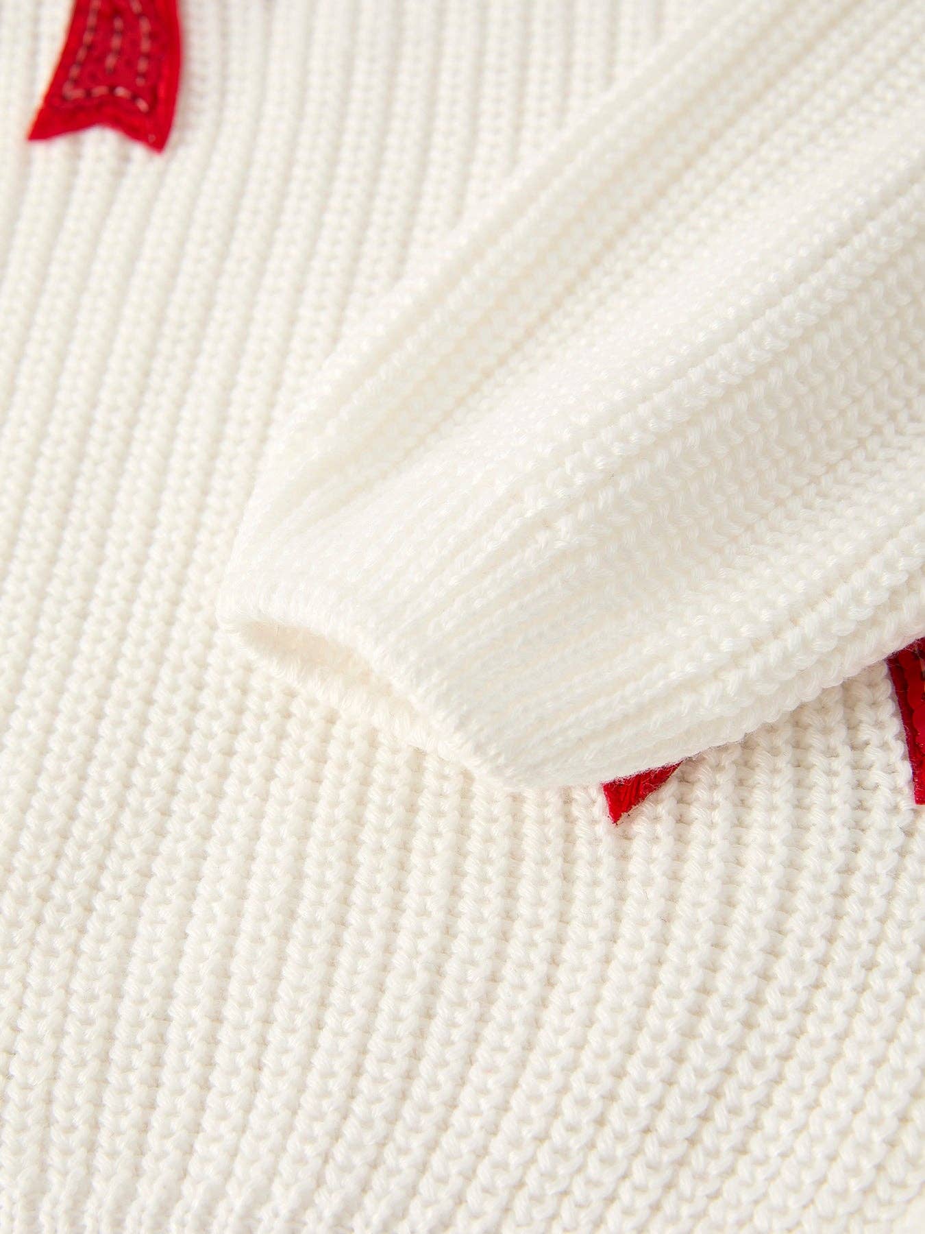 Christmas Bow Sequin Sweater