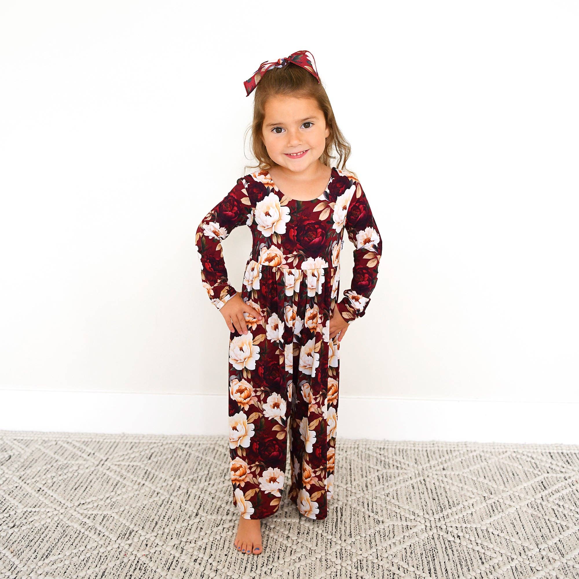 Scarlet Bloom Bamboo Jumpsuit