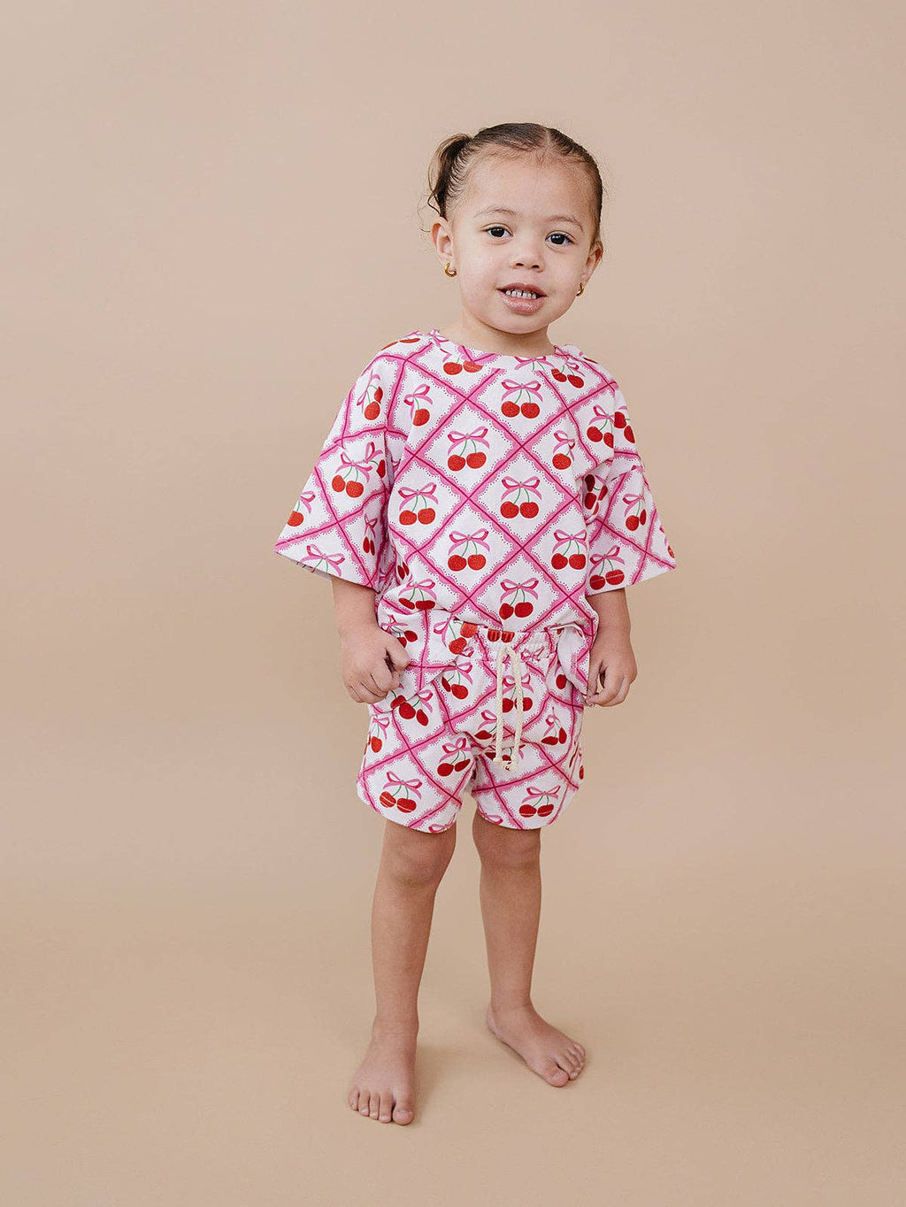 Cherry Picnic Short Set